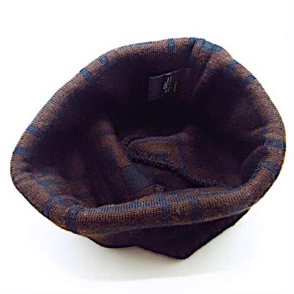 Authentic Vintage Fendi Brown Zucca FF Knitted Wool Beanie main image 7